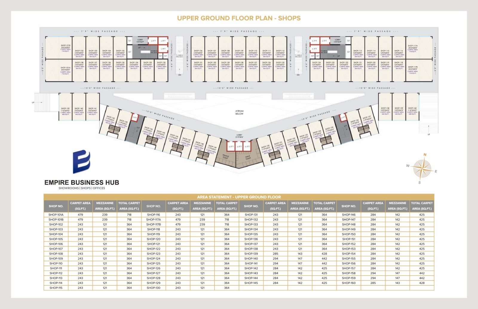 4.5 BHK Floor Plan - Artistic Representation