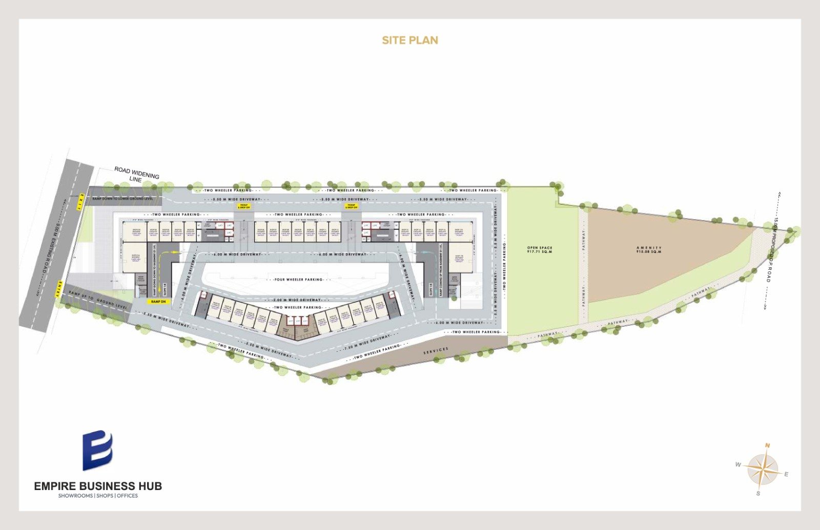 4.5 BHK Floor Plan - Artistic Representation